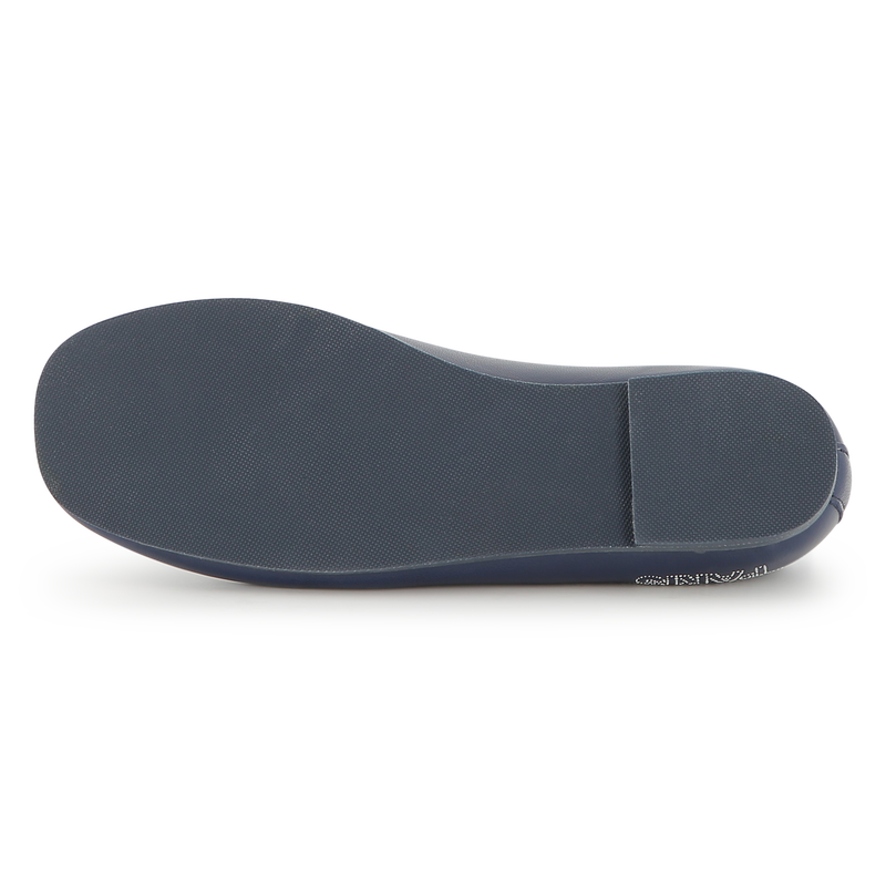 Goat leather ballerina KENZO KIDS 
                        GIRL