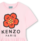 Gathered Waist Dress KENZO KIDS 
                    GIRL