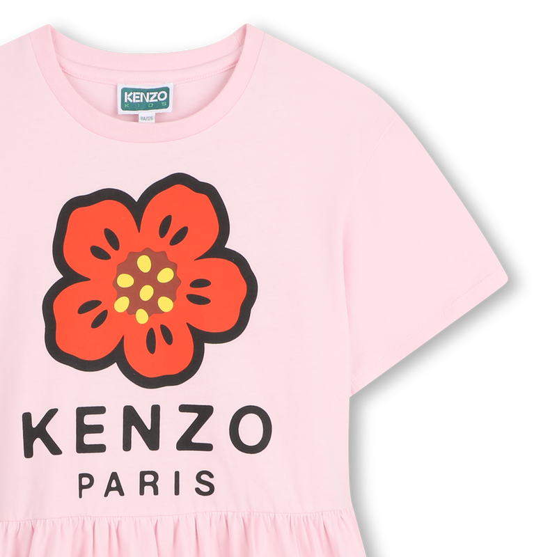 Gathered Waist Dress KENZO KIDS 
                        GIRL
