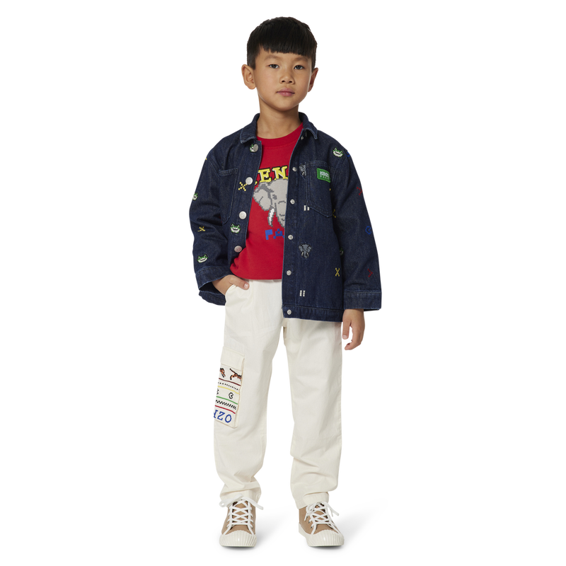 Cotton trousers KENZO KIDS 
                    BOY