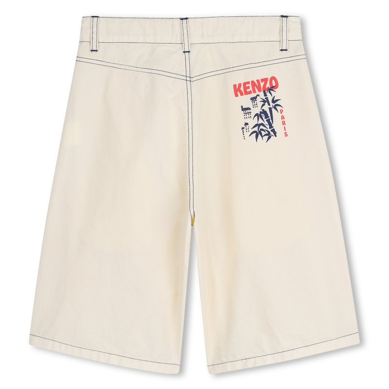 Poplin Bermuda Shorts KENZO KIDS 
                        BOY