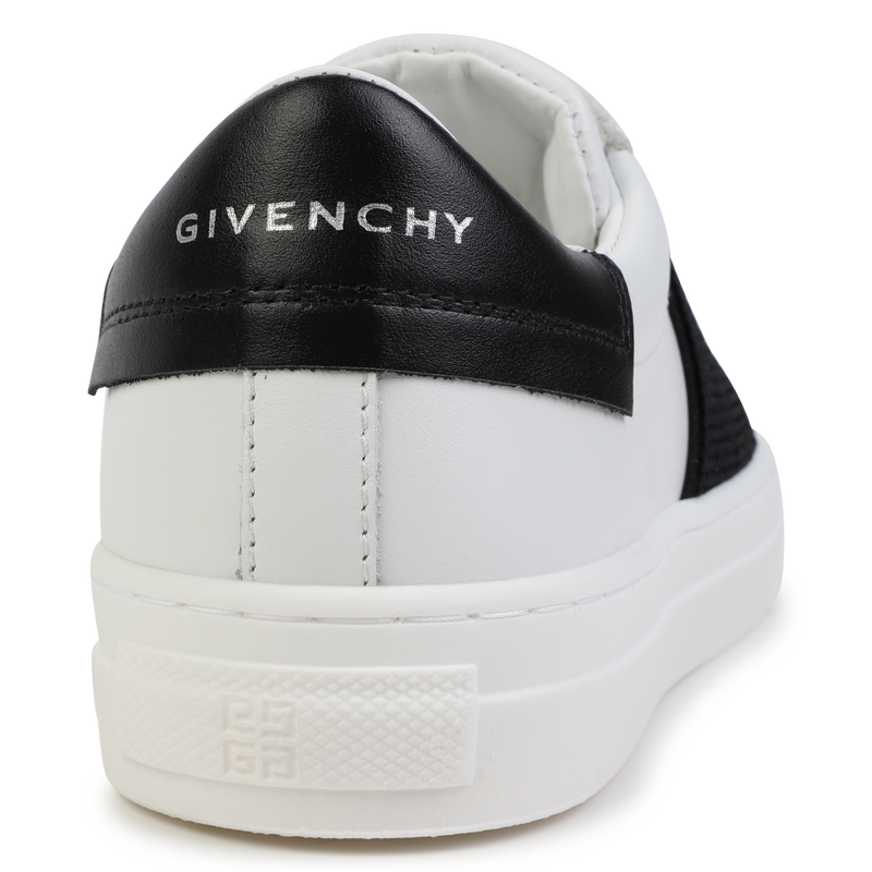 Givenchy Slip On Leather Trainers Boy 31 White