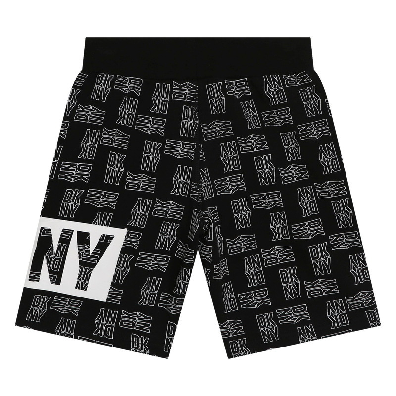 Printed fleece Bermuda shorts DKNY 
                    UNISEX