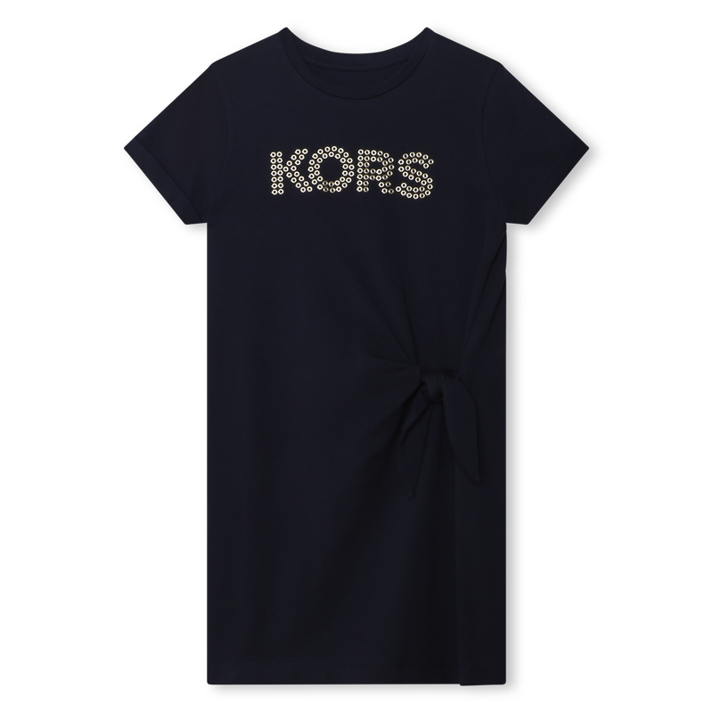 Short-Sleeved Knotted Dress MICHAEL KORS 
                    GIRL