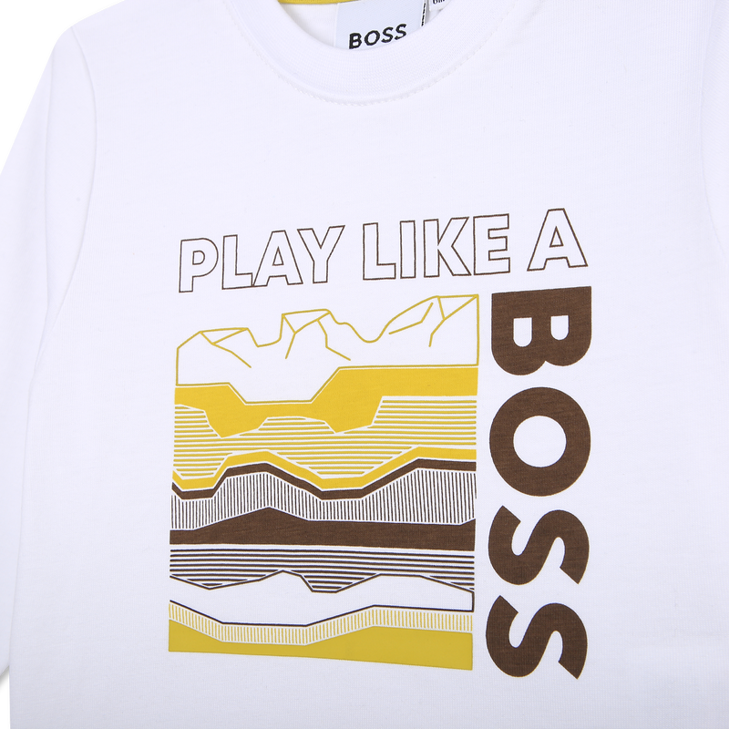 Cotton mountain t-shirt BOSS 
                    BOY
