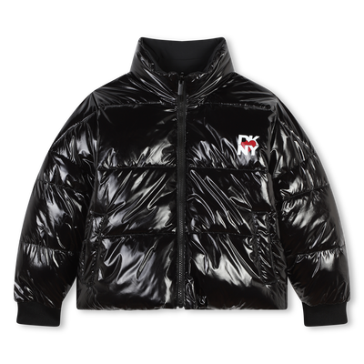 Girls black designer coat 2025