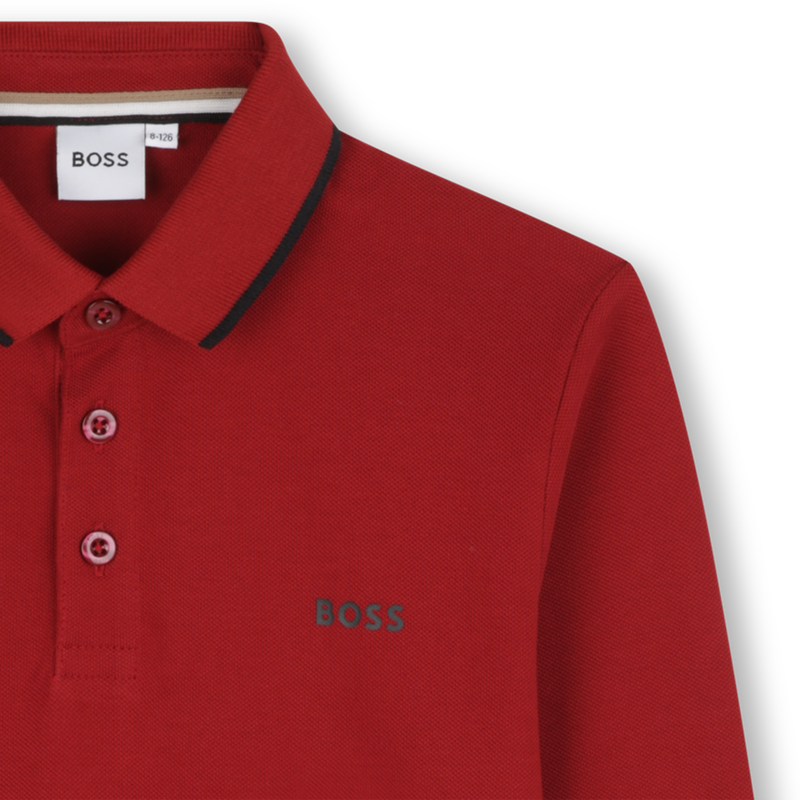 Long-sleeved polo shirt BOSS 
                        BOY