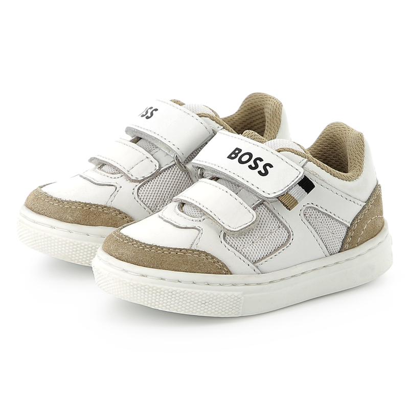 Leather Velcro Sneakers BOSS 
                        BOY
