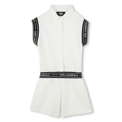 Short-sleeved romper KARL LAGERFELD KIDS GIRL