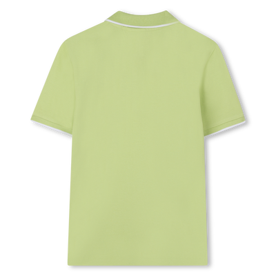 Plain cotton piqu&eacute; polo shirt BOSS BOY