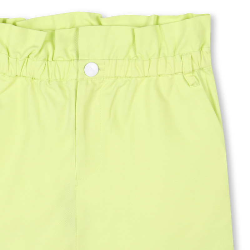 Cotton and linen shorts DKNY 
                        GIRL