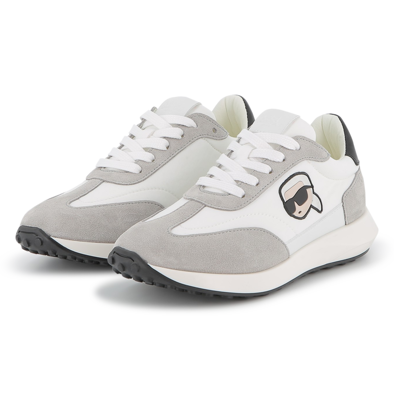 Lace-up low-top sneakers KARL LAGERFELD KIDS 
                    BOY