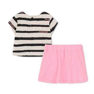 Shorts Outfit Set KARL LAGERFELD KIDS GIRL