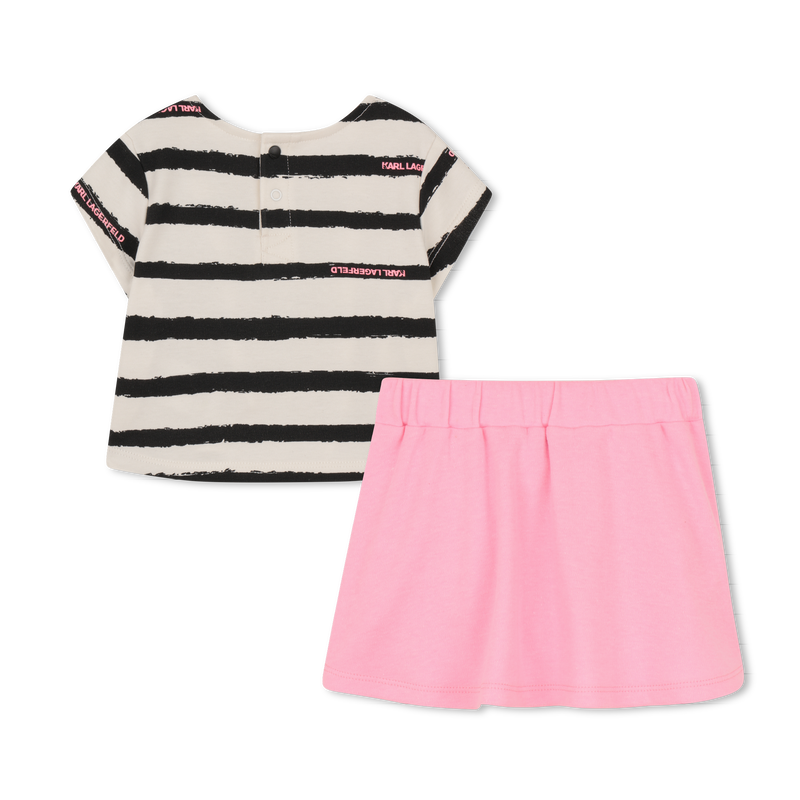 Shorts Outfit Set KARL LAGERFELD KIDS 
                        GIRL