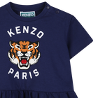 Gathered Waist Dress KENZO KIDS 
                    GIRL
