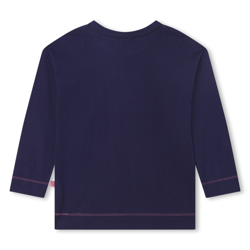 Cotton graphic 3/4 sleeve top BILLIEBLUSH 
                    GIRL