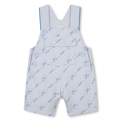 Panda-print short overalls BOSS BOY