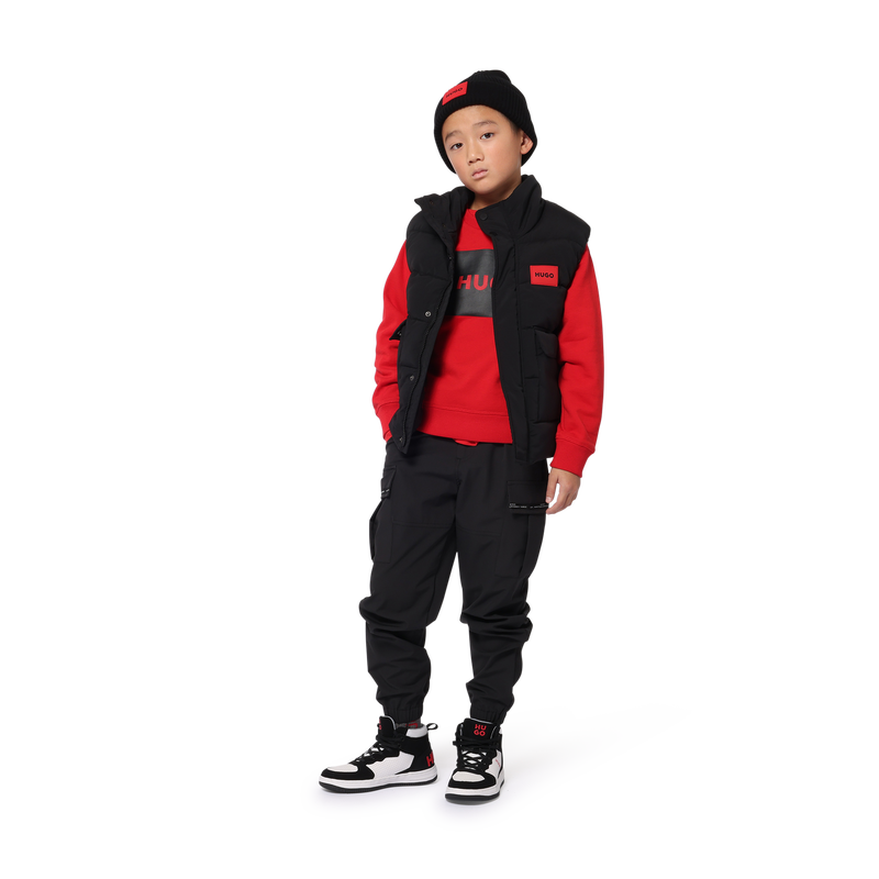 Plain Puffer Vest Jacket HUGO 
                    BOY