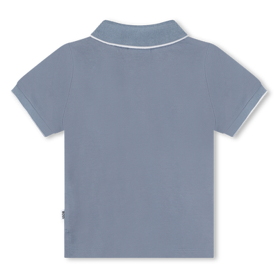 Plain Cotton Piqu&eacute; Polo BOSS BOY