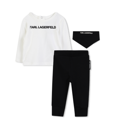 T-shirt, boxer shorts and scarf set KARL LAGERFELD KIDS BOY