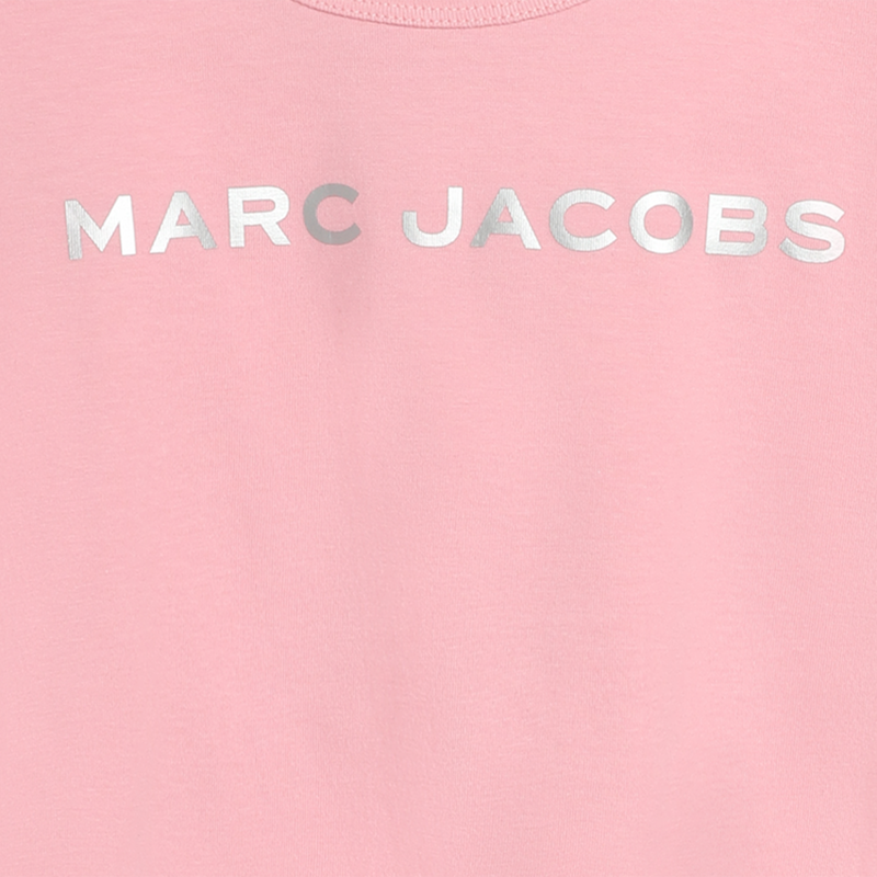 Cropped Cotton T-Shirt MARC JACOBS 
                    GIRL