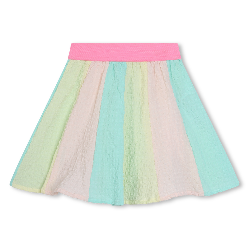 Multicolored embossed skirt BILLIEBLUSH 
                    GIRL