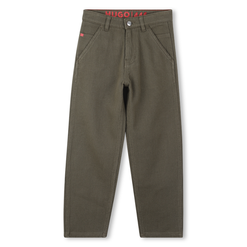 Corduroy trousers HUGO 
                        BOY