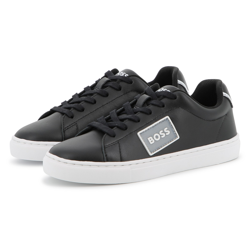 Cowhide leather sneakers BOSS 
                    BOY