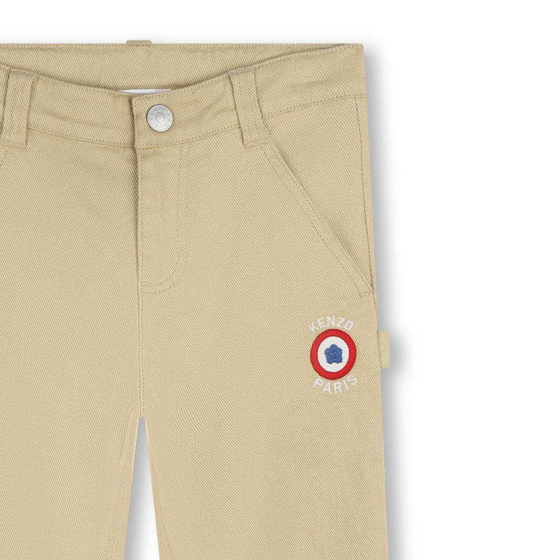 Cotton Twill Pants KENZO KIDS 
                        BOY