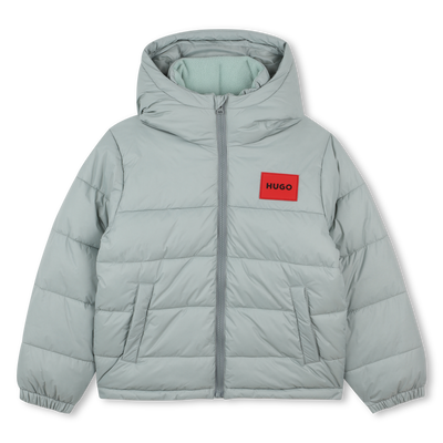Hooded down jacket HUGO BOY
