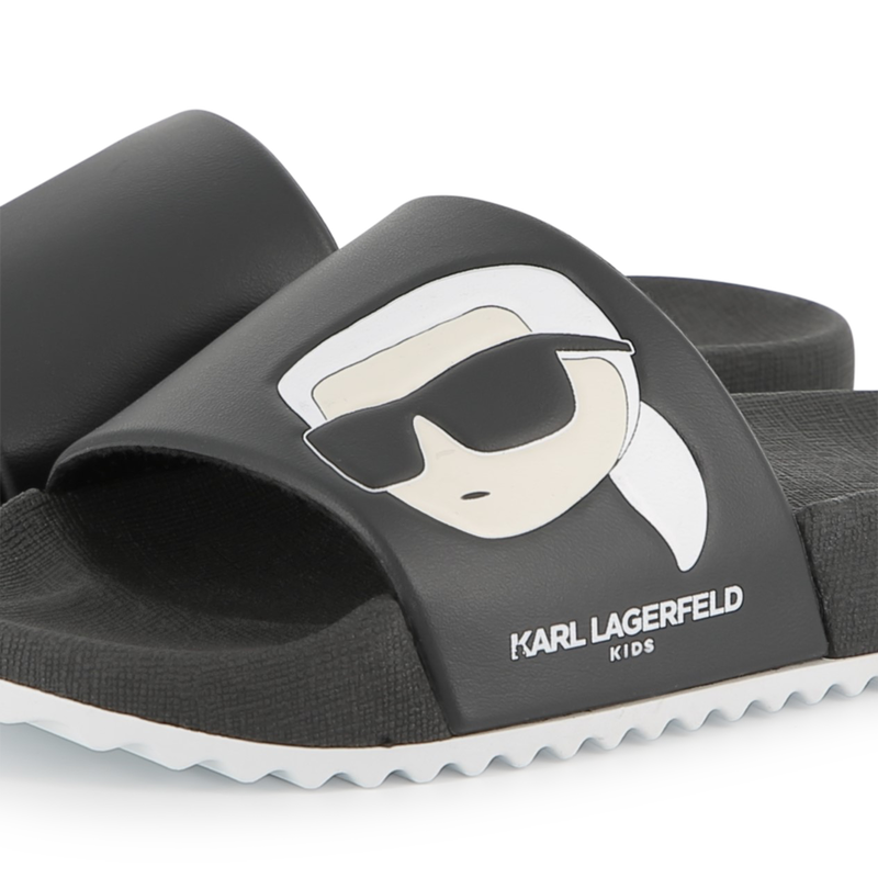 Sliders with design KARL LAGERFELD KIDS 
                        BOY