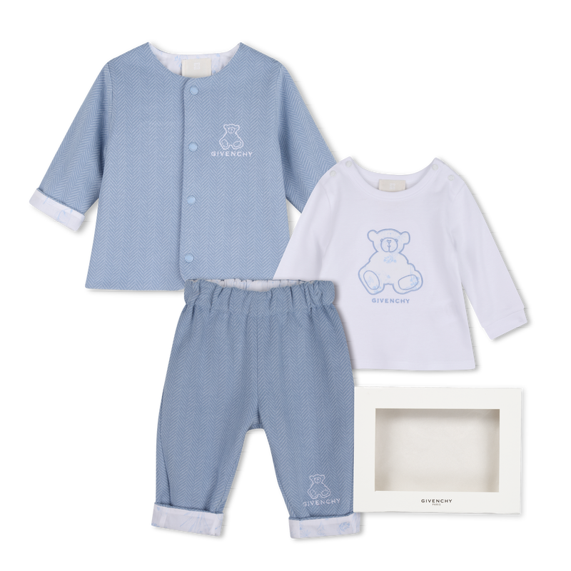 Pants, cardigan, and t-shirt set GIVENCHY 
                        BOY