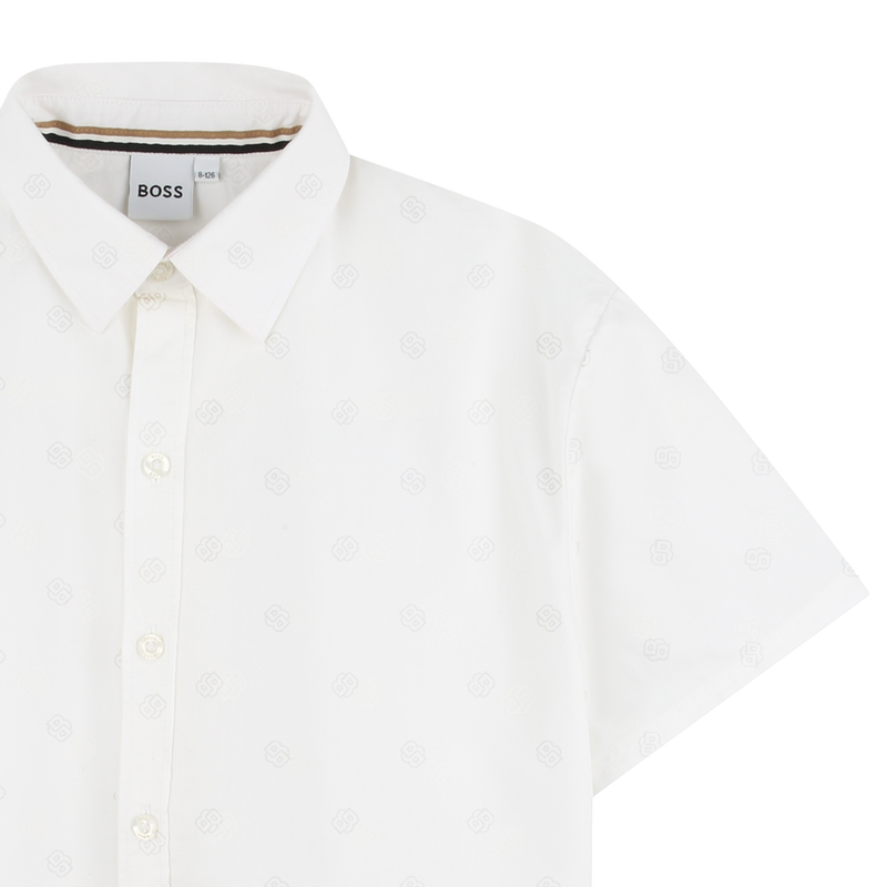 Printed Cotton Shirt BOSS 
                        BOY