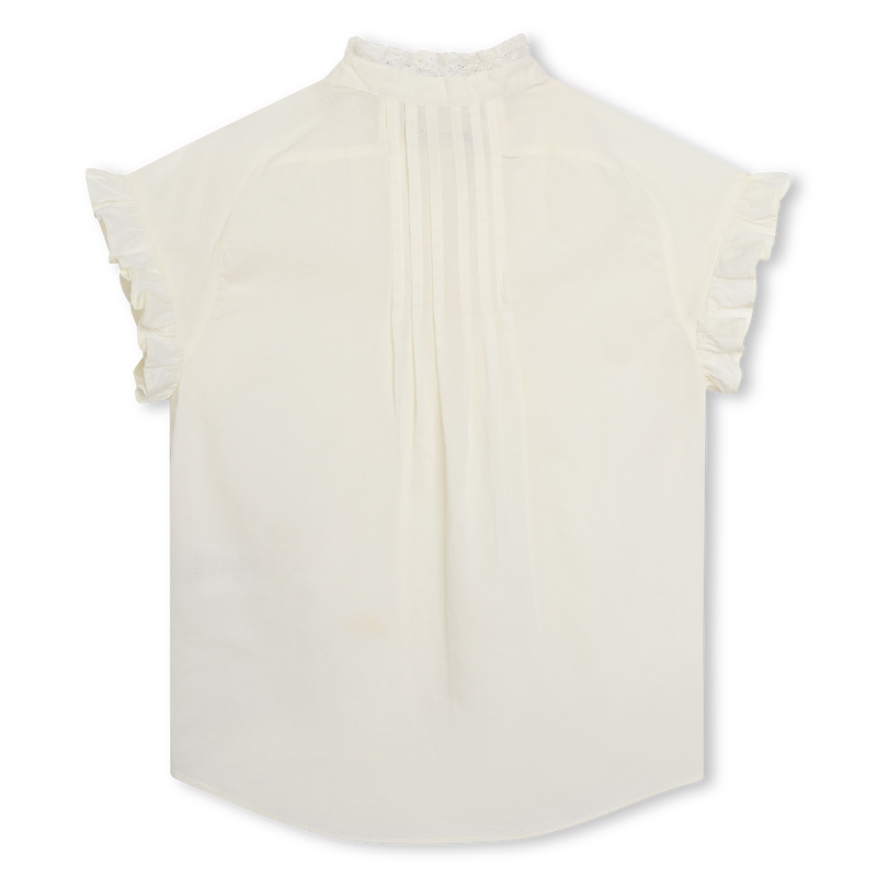 Ruffled Cotton Blouse ZADIG & VOLTAIRE 
                    GIRL