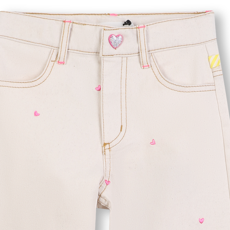 Cotton trousers with hearts BILLIEBLUSH 
                    GIRL