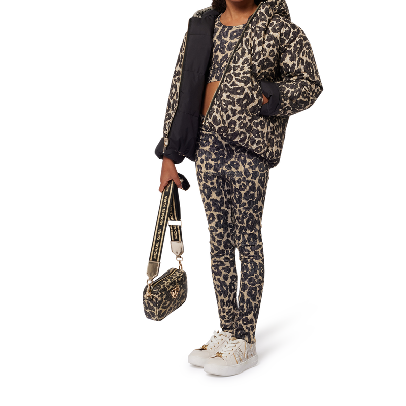 Animal-Print Leggings MICHAEL KORS 
                        GIRL