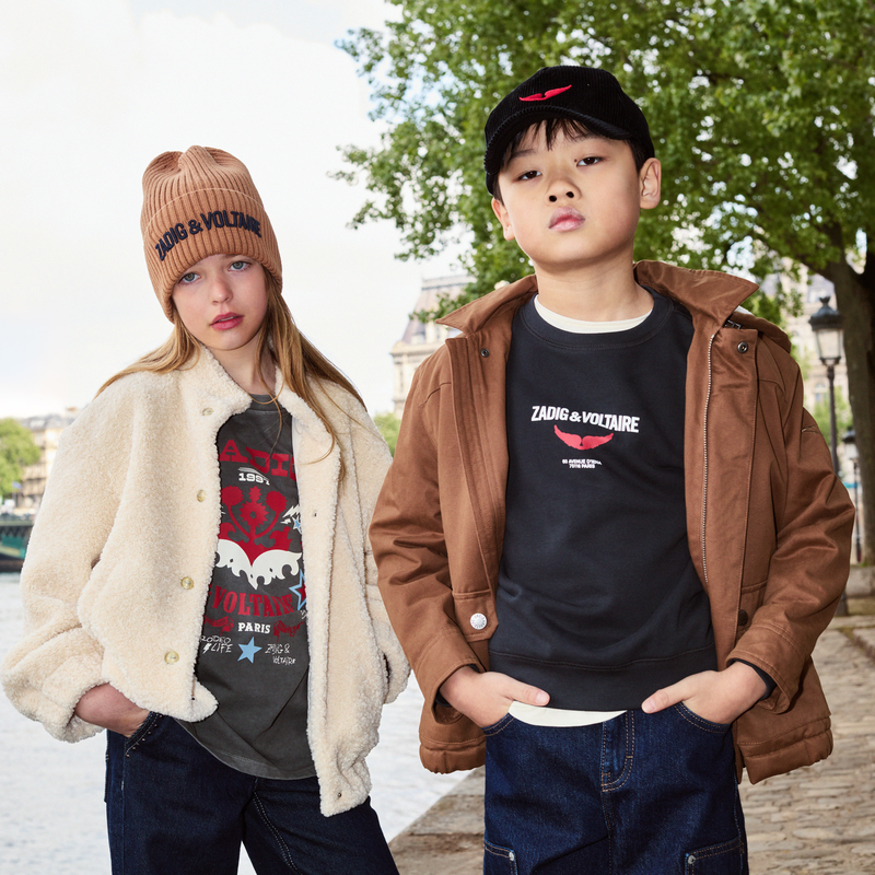 Oversized printed T-shirt ZADIG & VOLTAIRE 
                        GIRL