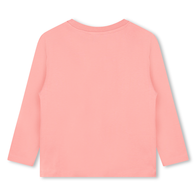 Long-Sleeved Cotton T-Shirt KENZO KIDS 
                    GIRL