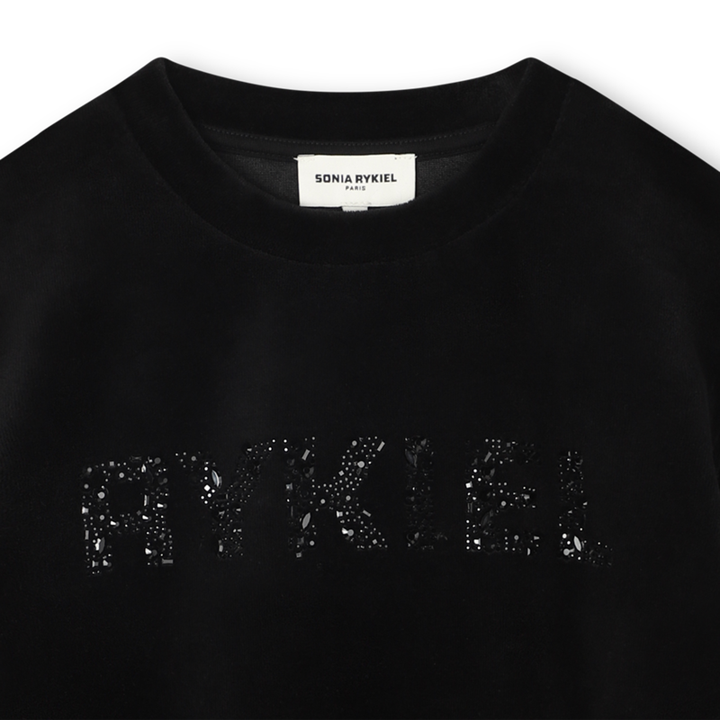 Velvet sweatshirt SONIA RYKIEL 
                        GIRL