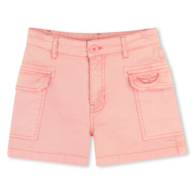 Faded embroidered shorts ZADIG VOLTAIRE GIRL