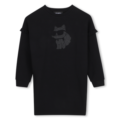 Long Sleeve Dress KARL LAGERFELD KIDS GIRL