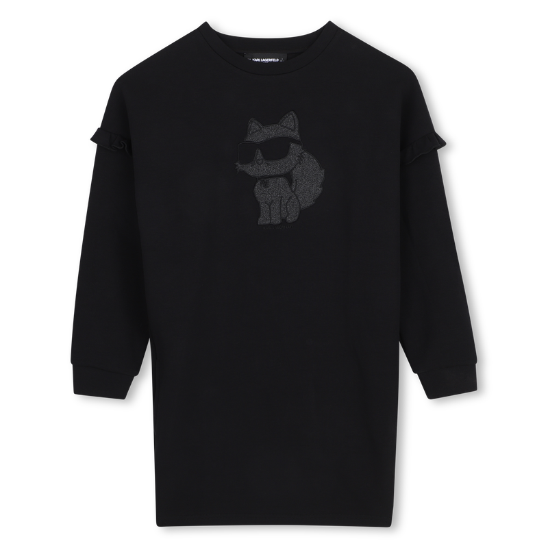 Long Sleeve Dress KARL LAGERFELD KIDS 
                        GIRL