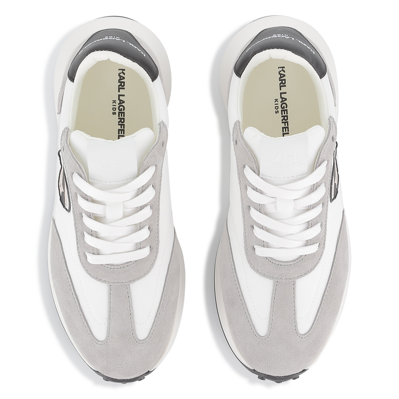 Lace-up low-top sneakers KARL LAGERFELD KIDS 
                        BOY