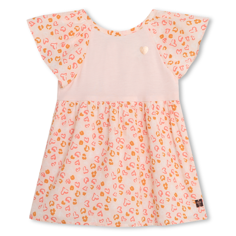 Flared bi-material dress CARREMENT BEAU 
                    GIRL