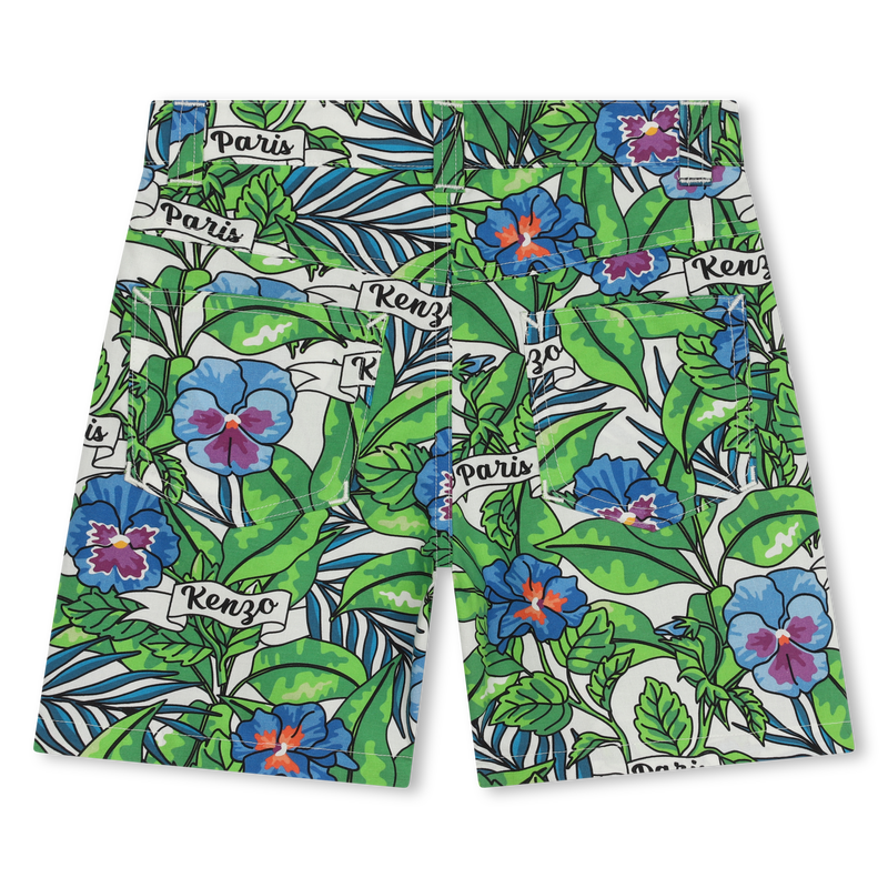 Cotton Bermuda shorts KENZO KIDS 
                    BOY