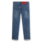 Straight-Cut Cotton Jeans HUGO 
                    BOY