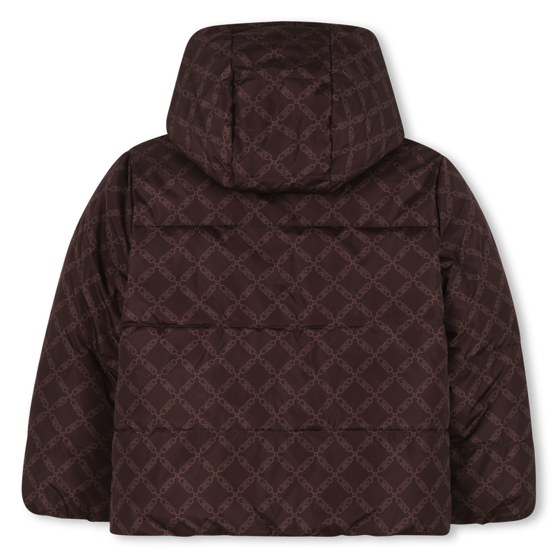 Reversible hooded puffer jacket MICHAEL KORS 
                    GIRL