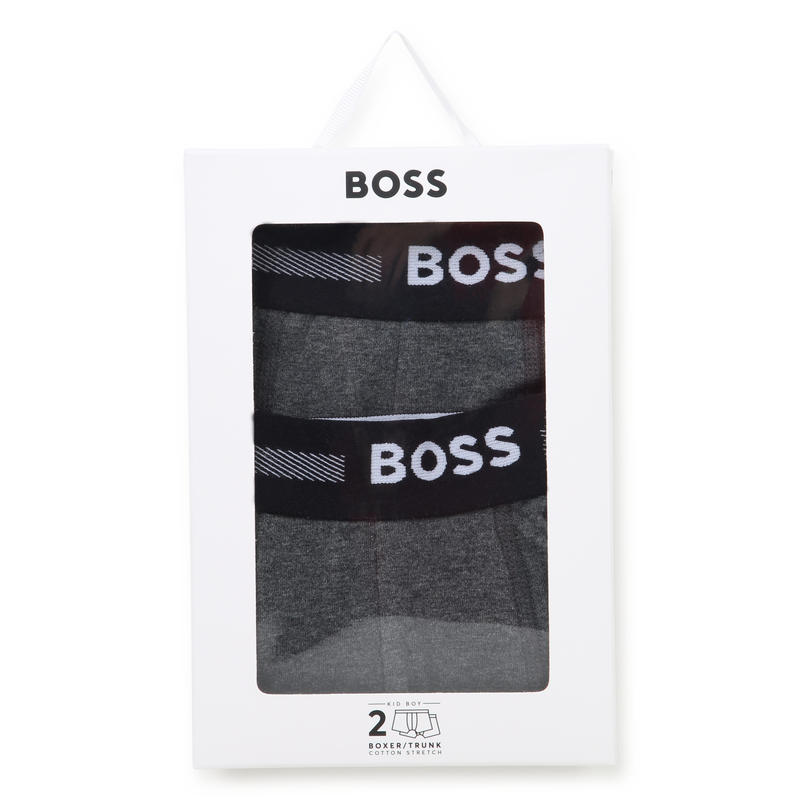 Cotton Boxers (Set Of 2) BOSS 
                        BOY