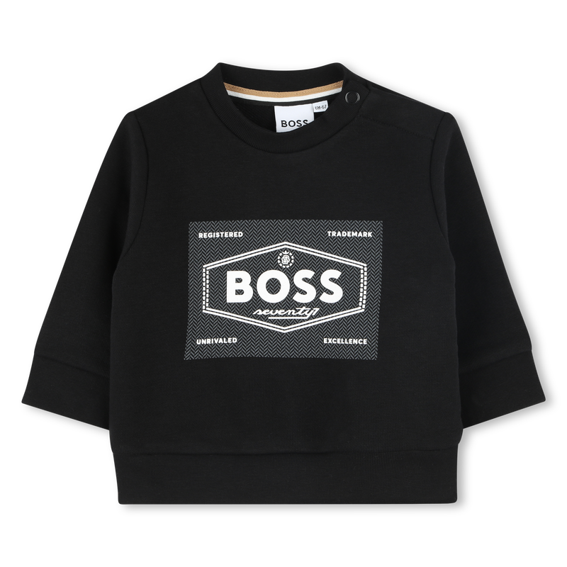 Round-Neck Fleece Sweatshirt BOSS 
                    BOY