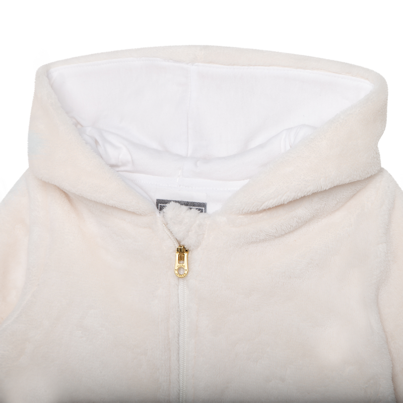 Fluffy hooded coat MICHAEL KORS 
                    GIRL